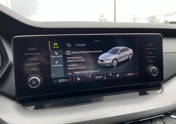 Skoda Octavia cena 73500 przebieg: 109406, rok produkcji 2020 z Oleszyce małe 379